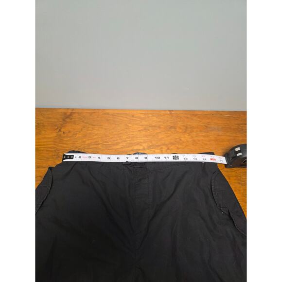 Aeropostale Women's M Black Parachute Pants Cargo Style Pockets Alt Goth Grunge - Picture 8 of 11